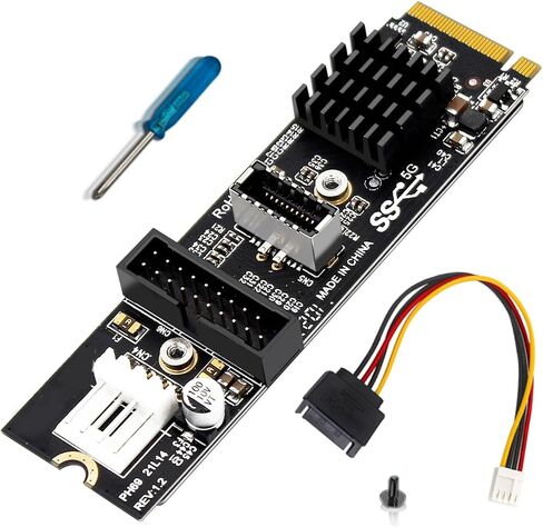 PCIe USB 3.1 Expansion Card for MKey Motherboards, Type C/E in Saudi Arabia