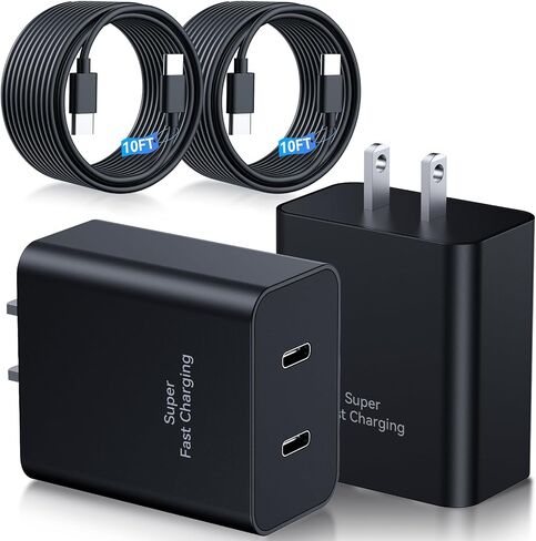 Samsung Charger Fast Charging,45W Dual USB C Samsung Android Phone Charger in Saudi Arabia