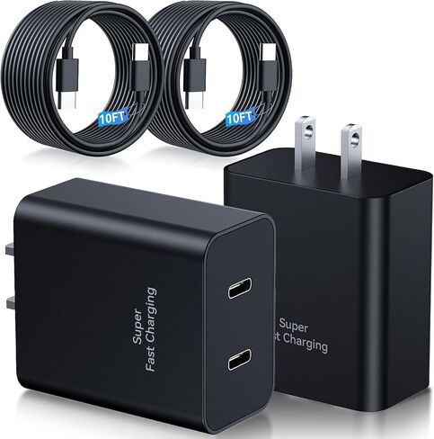 Samsung Charger Fast Charging,45W Dual USB C Samsung Android Phone Charger in Saudi Arabia