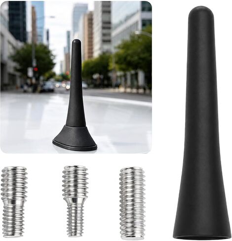 2.5" Short Car Antenna Replacement for Roof,Includes M4/M5/M6 Screws in Saudi Arabia