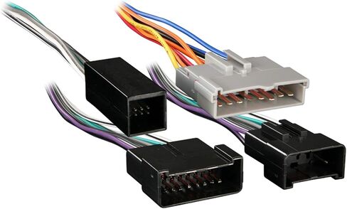 Metra 70-5514 Radio Wiring Harness Amp Bypass System and Metra 70-5510 Factory Amplifier Integration Harness for Select 1986-2000 Ford Vehicles Bundle in Kuwait