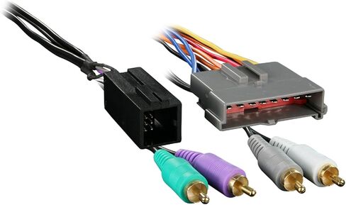 Metra 70-5514 Radio Wiring Harness Amp Bypass System and Metra 70-5510 Factory Amplifier Integration Harness for Select 1986-2000 Ford Vehicles Bundle in Kuwait