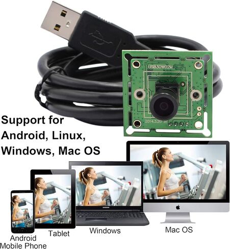 VGA USB Camera Module, High Speed 60fps Wide Angle PC Camera for Computer in Kuwait