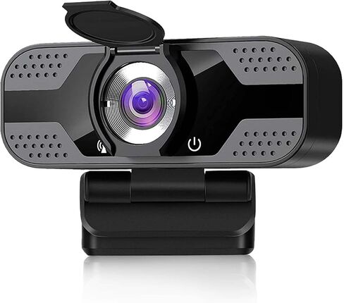 2K QHD Webcam with Privacy Cover, Microphone, Web Computer Camera, Plug and Play,for Zoom/Skype/Teams, Conferencing and Video Calling JW-05B (Webcam W Tripod) in Kuwait