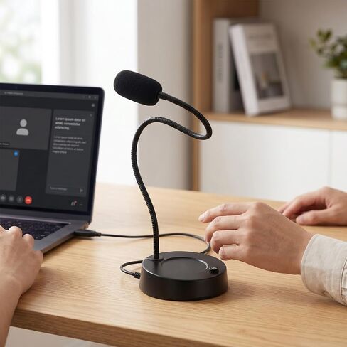 Computer Microphone 3.5mm Jack 360 Pickup in Kuwait