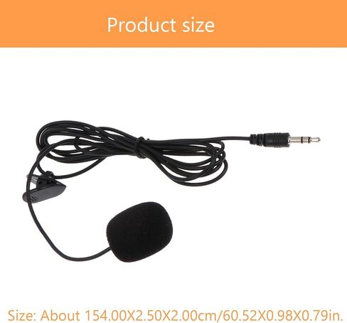 3pcs Portable Clip on Lavalier Microphone with Sturdy Clip for Laptop in Kuwait