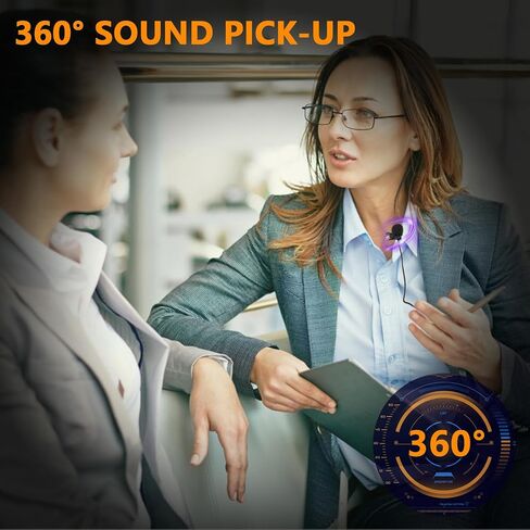 3pcs Portable Clip on Lavalier Microphone with Sturdy Clip for Laptop in Kuwait