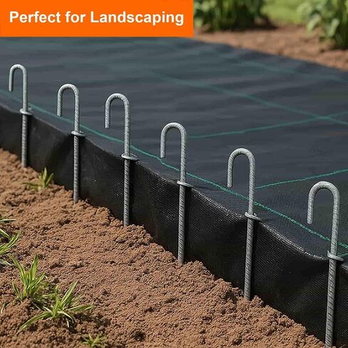 Heavy Duty Rebar Ground Anchors, 12-Pack, 12-Inch J-Hook Tent Stakes in Kuwait