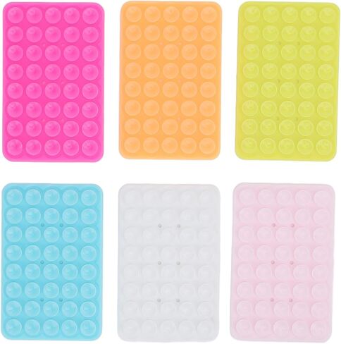 Zopsc 6Pcs Suction Cup Phone Case Mount, Fluorescent Double Sided Suction Cup, Luminous Mobile Phone Holder, Strong Anti Slip in Saudi Arabia
