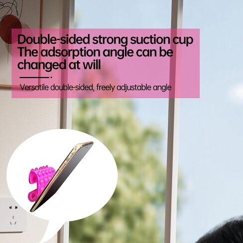 Zopsc 6Pcs Suction Cup Phone Case Mount, Fluorescent Double Sided Suction Cup, Luminous Mobile Phone Holder, Strong Anti Slip in Saudi Arabia