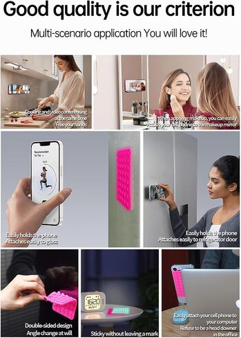 Zopsc 6Pcs Suction Cup Phone Case Mount, Fluorescent Double Sided Suction Cup, Luminous Mobile Phone Holder, Strong Anti Slip in Saudi Arabia