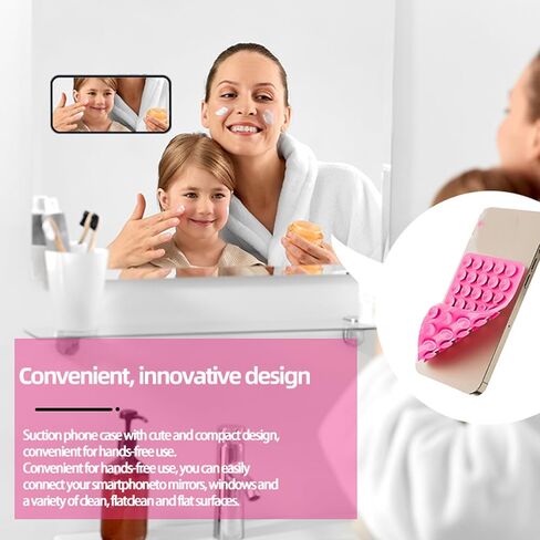 Zopsc 6Pcs Suction Cup Phone Case Mount, Fluorescent Double Sided Suction Cup, Luminous Mobile Phone Holder, Strong Anti Slip in Saudi Arabia