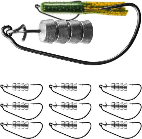 Tube Jig Heads Tube Hooks for Bass Fishing in Saudi Arabia