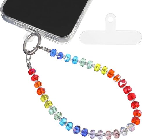Rainbow Wrist Straps for Phones Cellphone Chain Wristlet in Kuwait