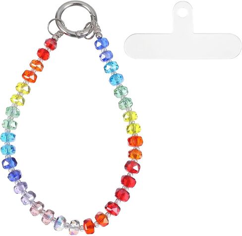 Rainbow Wrist Straps for Phones Cellphone Chain Wristlet in Kuwait