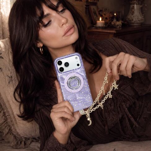 VELVET CAVIAR Phone Charm Wrist Strap - Cute Lanyard Accessory for Women - Compatible with all Phone Cases (Celestial Magic Bracelet) in Saudi Arabia