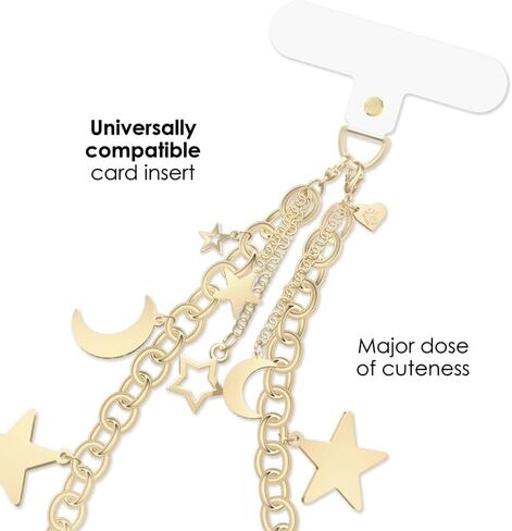 VELVET CAVIAR Phone Charm Wrist Strap - Cute Lanyard Accessory for Women - Compatible with all Phone Cases (Celestial Magic Bracelet) in Saudi Arabia
