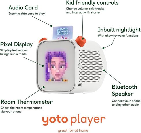 YOTO Player (3rd Gen.) Kids Audio Player + Kpop Demon Hunters, Age 5+ in Saudi Arabia