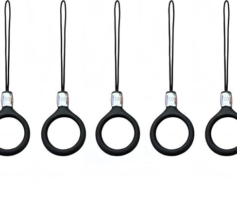 FIRENUNU 5-Pack Silicone Finger Phone Lanyard Strap Anti-Drop Universal Fit in Saudi Arabia