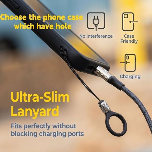 FIRENUNU 5-Pack Silicone Finger Phone Lanyard Strap Anti-Drop Universal Fit in Saudi Arabia
