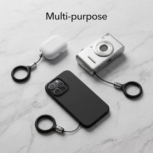 FIRENUNU 5-Pack Silicone Finger Phone Lanyard Strap Anti-Drop Universal Fit in Saudi Arabia
