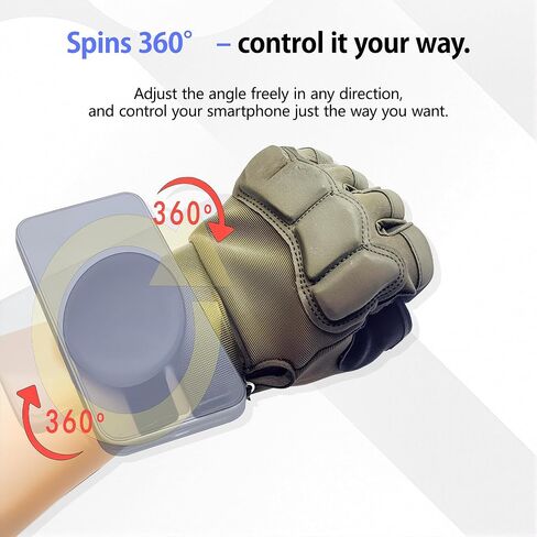 ZXZone Wrist-Mounted Magnetic Clip Phone Holder with Anti Theft Phone Chain, for Hiking Travel Outdoor Climbing,Cellphone Holder, for All Cell Phone Android,iPhone in Kuwait