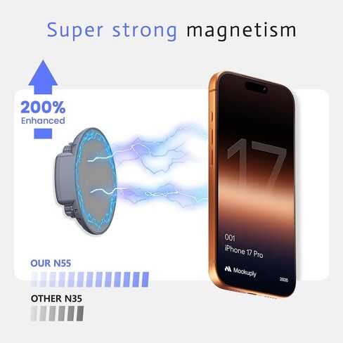 ZXZone Wrist-Mounted Magnetic Clip Phone Holder with Anti Theft Phone Chain, for Hiking Travel Outdoor Climbing,Cellphone Holder, for All Cell Phone Android,iPhone in Kuwait