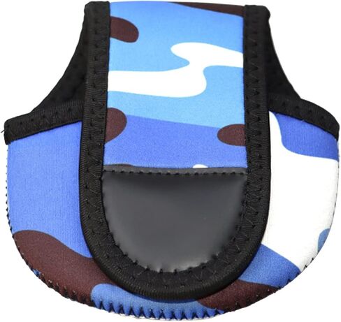 Low Profile Casting-Baitcast Reel Cover Case-Reel Pouch Glove for 50 100 200 300-Series Baitcaster Blue in Saudi Arabia