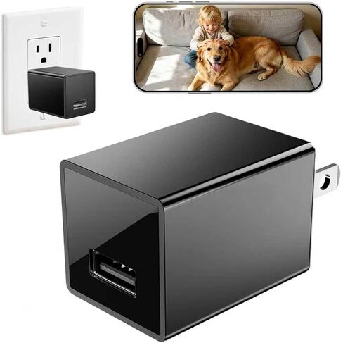 Hidden Camera 1080P WiFi Indoor Security Cam Motion Detection in Kuwait