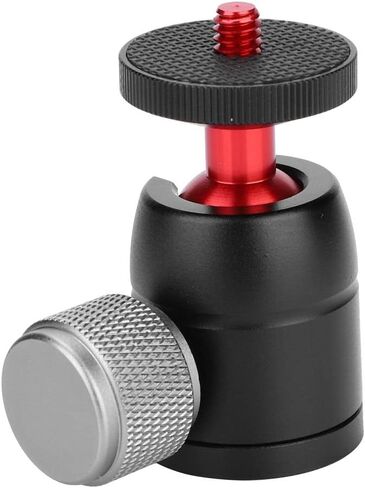 Aluminum Alloy 360° Swivel Mini Ball Head 1/4" Screw Mount for DSLR Camera Tripod in Kuwait