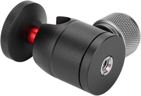 Aluminum Alloy 360° Swivel Mini Ball Head 1/4" Screw Mount for DSLR Camera Tripod in Kuwait