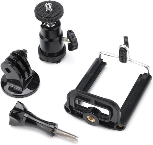 Back 1/4 inch Screw Camera Tripod Mini Ballhead Hot Shoe Adapter Accessory for Digital Camera in Kuwait