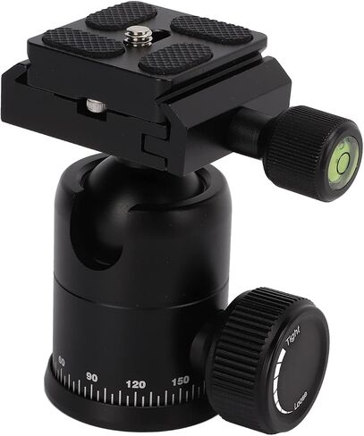 Mini Tripod Ball Head 360° Rotating Panoramic Ball Head with 1/4 Inch Screw for SLR Camera Camcorder in Kuwait