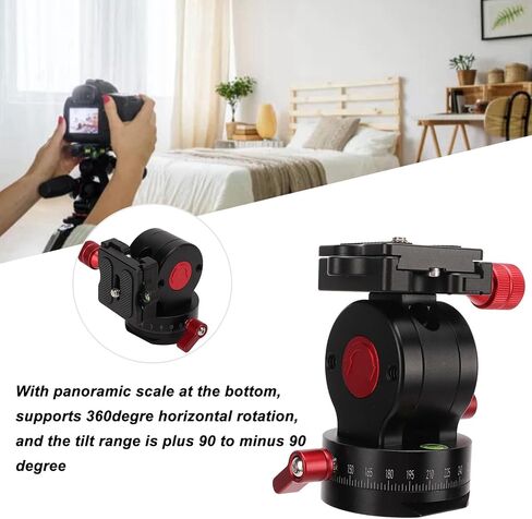 Tripod Ball Head Panoramic Pan Tilt Ballhead with 1/4in Screw Quick Release Plate for Arca for Photographing in Kuwait