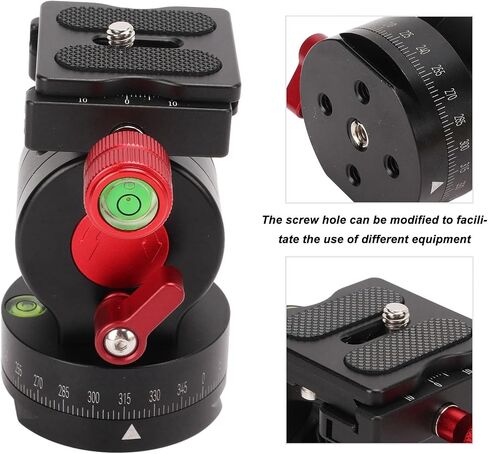 Tripod Ball Head Panoramic Pan Tilt Ballhead with 1/4in Screw Quick Release Plate for Arca for Photographing in Kuwait