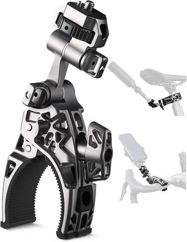 Heavy Clamp Camera Mount for Flat Tube Road Bike, Super Clamp with 1/4"-20 Thread,E-Bike Accessories/Bicycle, Compatible with GoPro Hero13/12/11/10/ DJI Osmo 360/Action 5 Pro/4/3/Insta360 X4/X5 in Kuwait