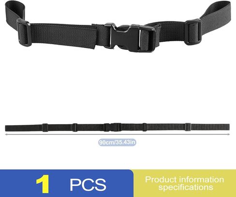 Adjustable Backpack Chest Strap Add On, Universal Sternum Straps for Backpacks with Quick Release Buckle & D-Ring Clip Durable Replacement Harness Extender for Hiking Camping Travel & School in Saudi Arabia