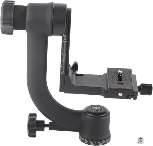 360 Degree Vertical Omnidirectional Cantilever Rotating Ball Head with Quick Release Plate 1/4 3/8in Interface for Outdoor Bird Wildlife Photography in Saudi Arabia