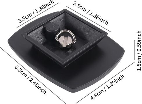 Tripod Head Quick Release Plate for DSLR Cameras 1/4 Screw Mount in Saudi Arabia