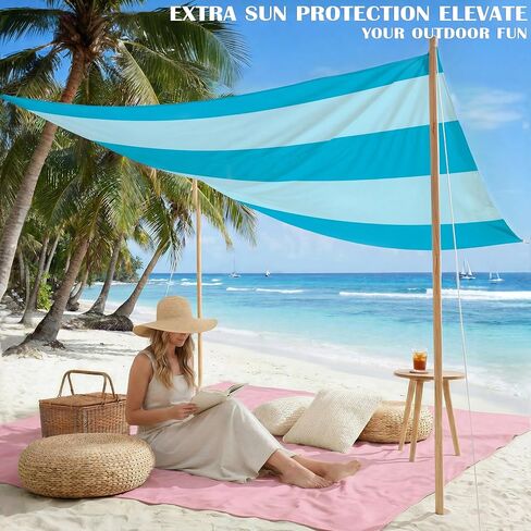 Beach Blanket Waterproof Sandproof 78''X81''/10'X9' Oversized Big Blanket in Saudi Arabia