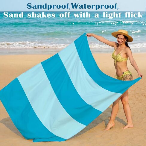Beach Blanket Waterproof Sandproof 78''X81''/10'X9' Oversized Big Blanket in Saudi Arabia