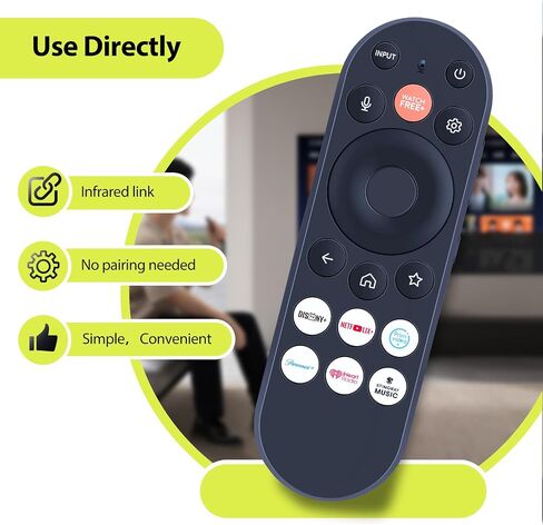 Remote Control for Vizio Smart TV V/M/P/OLED Series，ONN SmartCast TVs in Kuwait