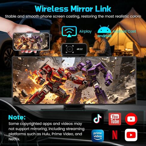 11.5" Largest Wireless Apple Carplay & Android Auto Screen for Car in Kuwait