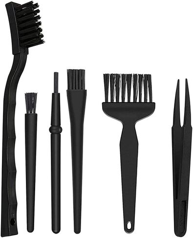 6 / 8pcs Professional Laptop Keyboard Kit Small Portable Anti Static Computer Phone Brushes Drill Brush Attachment Set in Saudi Arabia