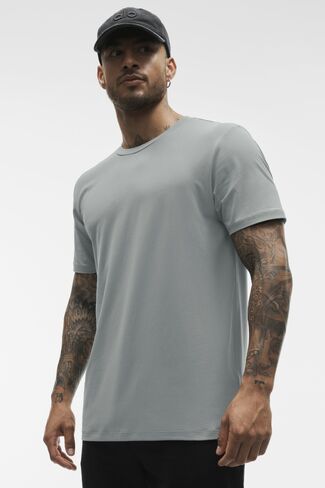 Alo Yoga Conquer Reform Crewneck Short Sleeve - Monument in Saudi Arabia