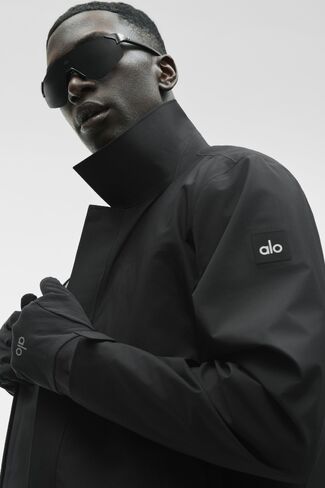 Alo Yoga Alpha Shell Overshirt - Black in Kuwait