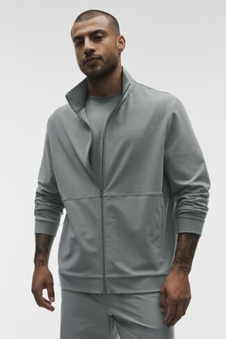 Alo Yoga Conquer Max Mock-Neck Full-Zip - Monument in Saudi Arabia