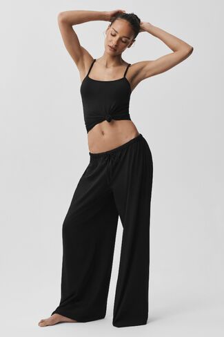 Alo Yoga Alosoft Finesse Cami Tank - Black in Kuwait