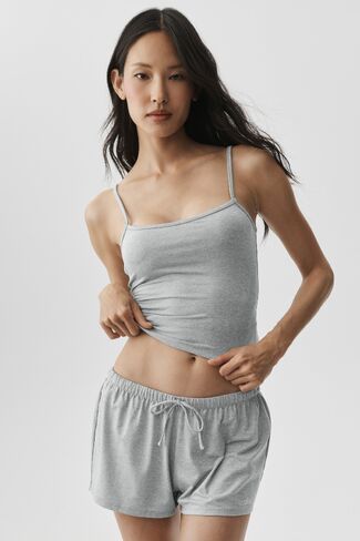 Alo Yoga Alosoft Finesse Cami Tank - Vintage Athletic Heather in Saudi Arabia