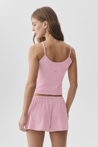 Alo Yoga Alosoft Finesse Cami Tank - Pink Marshmallow in Kuwait